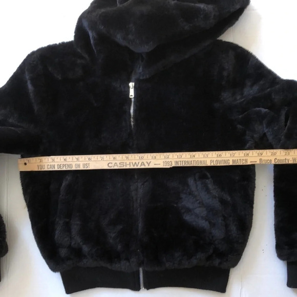 Faux  Fur Bomber Jacket - Picture 10 of 15